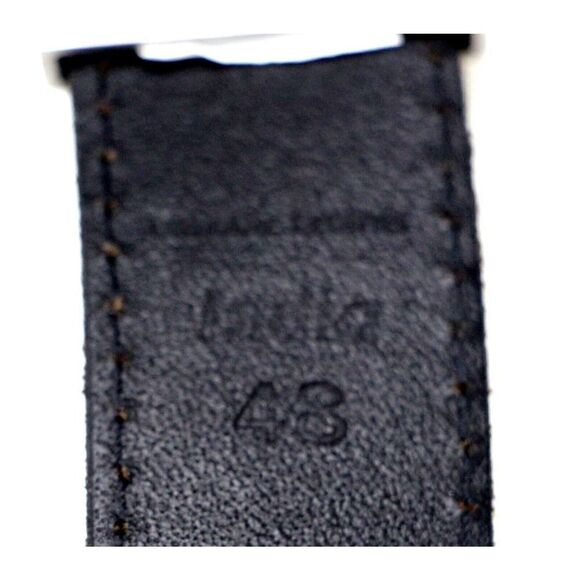 Timberland BROWN BLACK GENUINE LEATHER 1 1/8"Wd REVERSIBLE MEN'S BELT Sz 48 (I74 - Picture 10 of 15